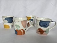 Porzellanbecher 4er Set im Geschenkkarton