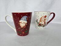 Porzellantasse Wichtel 2er Set